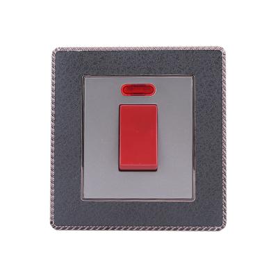 China Touch Screen Light Wall Switch 20A Switch 220v with Neon! Good quality modern new design British electric wall light switch for sale