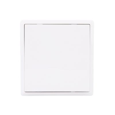 China White Fashion Simplicity Wall Switch Push Switch 1Gang 2Way Switch Socket for sale