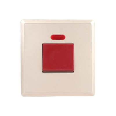 China Hot Selling New Design Simplicity Fashion Good Quality Modern Wall Lamp Switch 45A Switch With Neon for sale