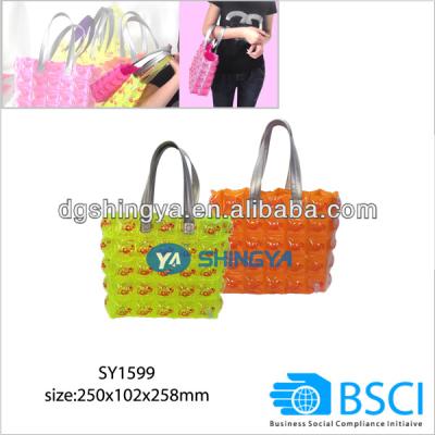 China TOGGLE BAG PVC Inflatable Tote Bag, Fashion Inflatable Handbag (BSCI Factory) for sale