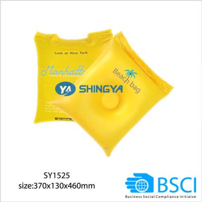 China Promotional Waterproof Pvc Beach Pillow Cooling Inflatable Bag for sale