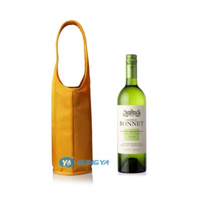 China Waterproof Wholesale Insulated Portable Nylon Cool Bag Wine Bottle Cool Bag for sale