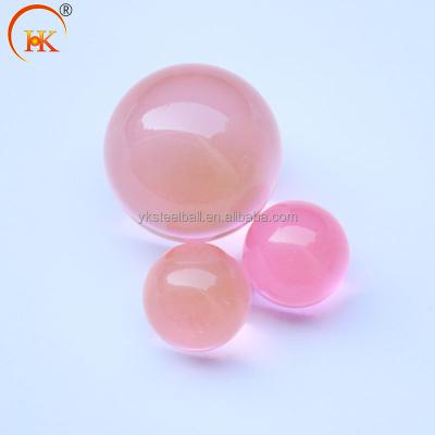 China solid & cavity transparent solid glass ball made of crystal glass for sale