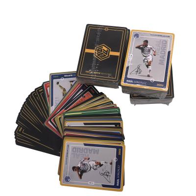 China paper & Custom Printed Cardboard Football Star Card CMYK Printing Paper Card for sale