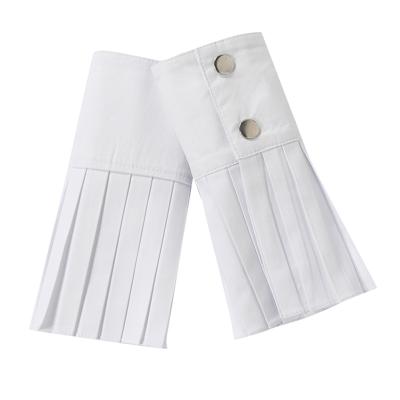 China CHICEVER SHORT casual accessories for women fold over pleated minimalist solid women's cuffs for sale