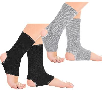 China Flexible Open Heel Compression Ankle Support Sleeve Wraps Elastic Lightweight Breathable Polyester for Women Men for sale