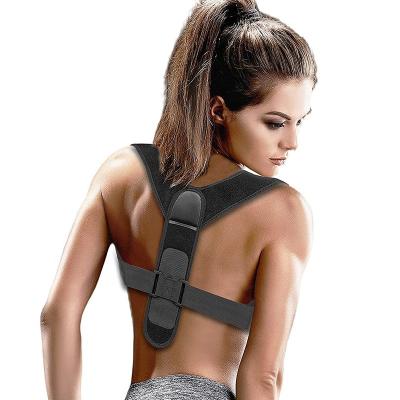 China Breathable Adjustable Elasticity Posture Corrector Upper Back Brace for Clavicle Support Adjustable Back Straightener and Neck, Back Supply Pain Relief for sale