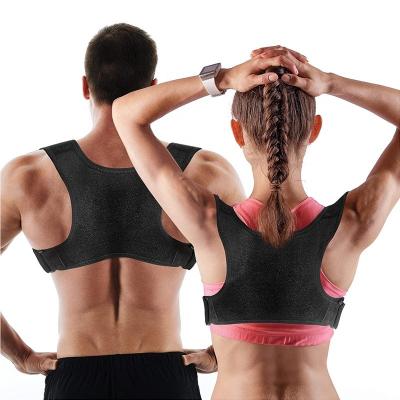 China Comfortable Breathable Adjustable Elasticity Posture Corrector and Effective Clavicle Brace for Neck Shoulder Back Pain Relief Fully Adjustable Spinal Brace for sale