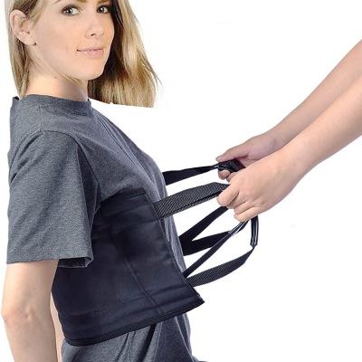 China Convenient 35.4 Inch Padded Bed Transfer Nursing Sling Belt For Safety Patient And Elder Lifting Aids Home Aid Handle Back Bed Lift for sale