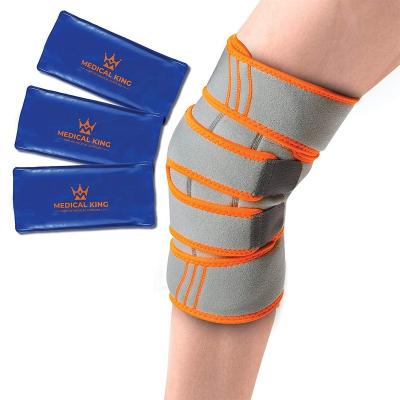 China Reusable Adjustable Reusable Cold and Hot Compression Gel Ice Non-Slip Wrap Knee Support for Injury, Joint Pain, Swelling, Surgery for sale