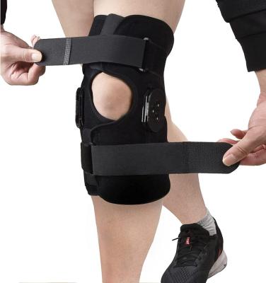 China Non-slip Hinged Adjustable Knee Brace Support Knee Immobilizer Support Leg Stabilizer for ACL/PCL Injuries, Tendon, Patella for sale