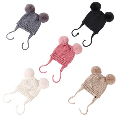 China COMMON Winter Warm Cozy Beanie Ski Baggy Hat Unisex Skull Thick Slouchy Knitted Hat for sale