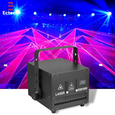 China Concert Night Club Special Effect Stage Lights Ilda 10W Rgb Animation Powerful Laser Light Show Lighting for sale