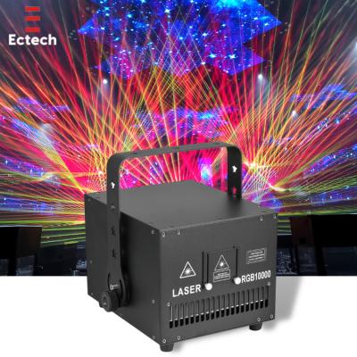 China Concert Wholesale Laser Light Price Full Color 10W Animated Lezer Light Stage Laser Light Projector for sale