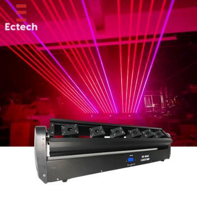 China Wedding Dmx 6 Eyes RGB Laser Moving Head Stage Hot Laser Beam Light Bar Buhnen Beleuchtung For Wedding for sale