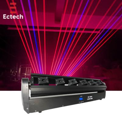 China Wedding Wholesale Price 6 Eyes RGB Disco Stage Lighting Beleuchtung Laser Beam Party Beleuchtung for sale