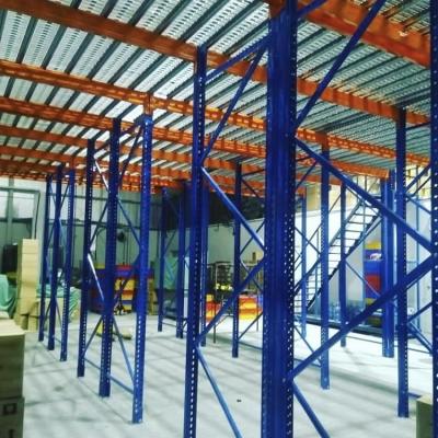 China Corrosion Protection multilevel rack supported GI grating floor for sale