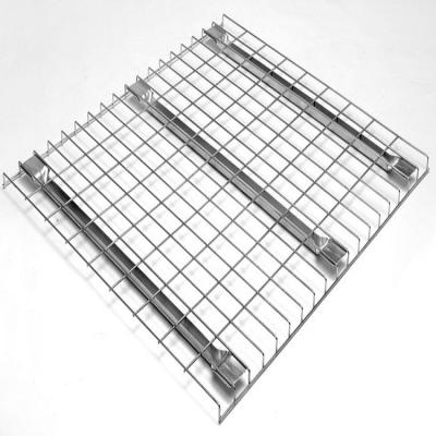 China Corrosion Protection Cheap Industrial Warehouse Steel Storage Pallet Rack Galvanized Wire Mesh Decking Panels for sale