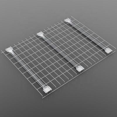 China Corrosion Protection Mesh Decking Safety Storage Steel Wire Mesh Pallet Rack Accessories for sale