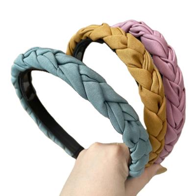 China JIRIS Soft Wholesale Customized Good Quality Women Tie Hair Bands Girls Accessories Hair Band for sale