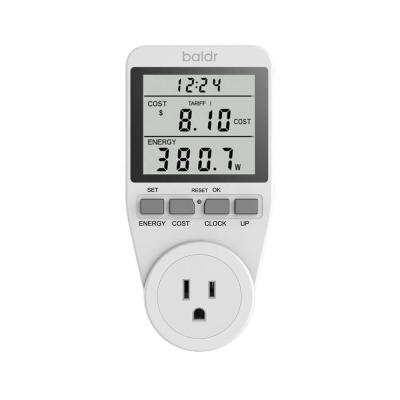 中国 AU USA FR EU UK Smart Dual Socket Electricity Tariff Monitor Residential / Multipurpose Electricity Meter Socket 販売のため