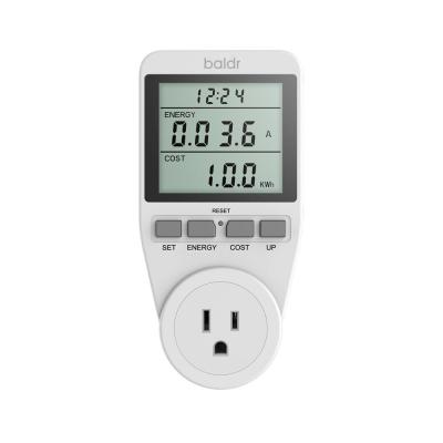 China Amazon Alexa Power Meter Big LCD Energy Monitor Electric Outlet Socket, Smart Plug Socket, India Smart Plug zu verkaufen