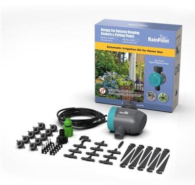 China Water-saving Irrigation Balcony Drip Irrigation System Kit Automatic Digital Water Timer Controller Watering for sale