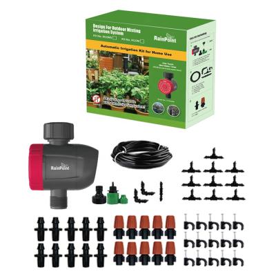 中国 Automatic Timer Kit Garden Irrigation System Easy Operation One-Click Water Control Timer Greenhouse Sprinkler Kit 販売のため