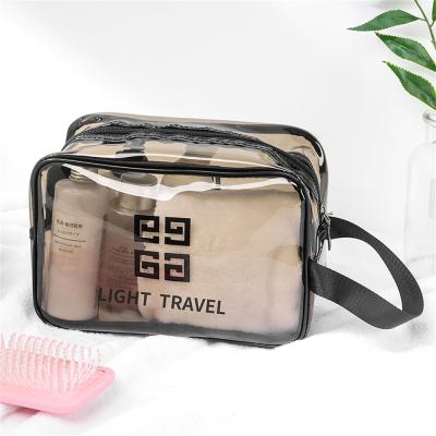 China European style wholesale women clear whole sale famous portable cosmetic bags waterproof large capacity beauty case for travel for sale