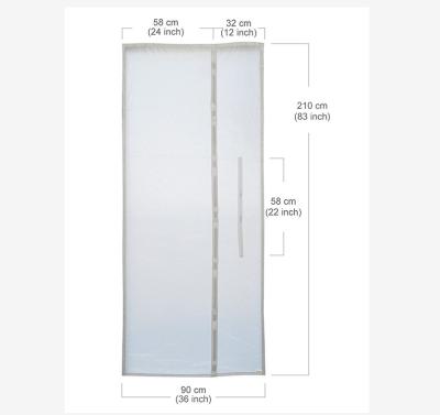 China Home airlock door seal for mobile air conditioner units and soft fabric sealing partition door seal with magnetic strip for sale