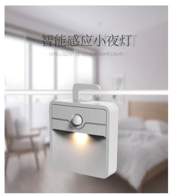 China Newest piece smart motion sensor design led night light with rechargeable pothook and battery styles for you for sale