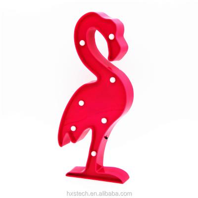 China PP+Acrylic Christmas Gift Flamingo LED Night Lamp Lights For Party for sale