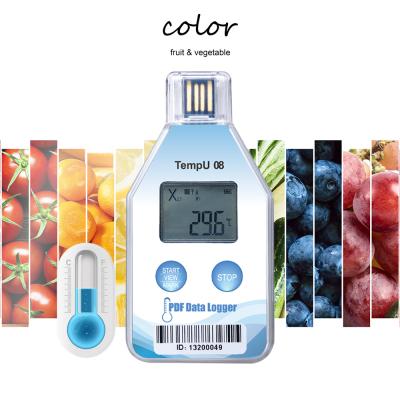 China Temperature Data Logger for Pharma 2021 Hot Selling Medical Seafood and Vegetable Cold Chain Temperature Thermometers USB Temperature Data Logger for sale