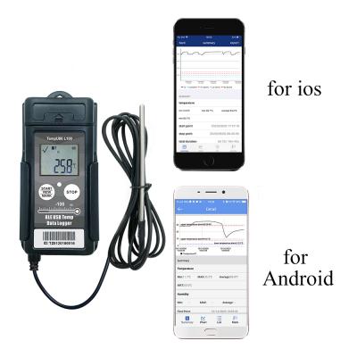 China Environmental Monitoring PT100 Temperature Dataloggers TempU06 L100 for sale