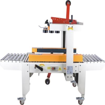 China Semi-automatic Food Carton Sealing Machine Box Sealer Packing Machines With Side Tapping for sale