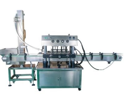 China Automatic Food Twist Cap Making Machine Glass Bottle Jar Bottle Caper In Production Line for sale