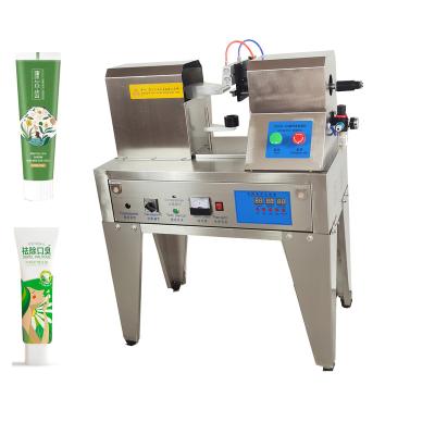 China Ultrasonic Food Plastic Tube Mini Manual Tube Sealing Machine Semi Automatic Soft Tube Sealing Machine for sale