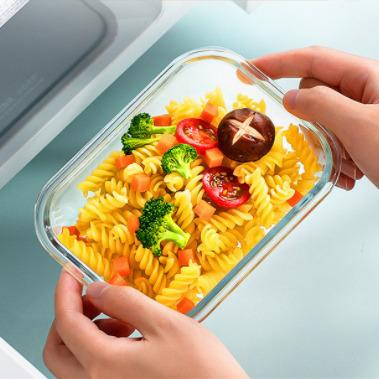 China American Style High Borosilicate Material Office Workers Lunch Glassa Lunch Student Cool-Keeping Box for sale