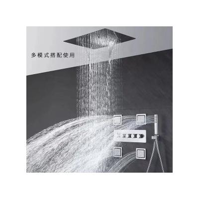 China Without Slide Bar New Style Lower Price Stainless Steel Thermostatic Concealed Shower Set With Cold And Hot Water for sale