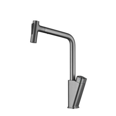 China Good Quality Safe Thermostatic Faucets Price Pull Out Hot Cold Water Kitchen Sink Sprayer Type Mixer Tap for sale