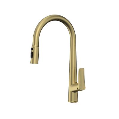 China Pull Out Spray China Custom Modern Kitchen Faucet Smart Wall Mounted Kitchen Faucet for sale