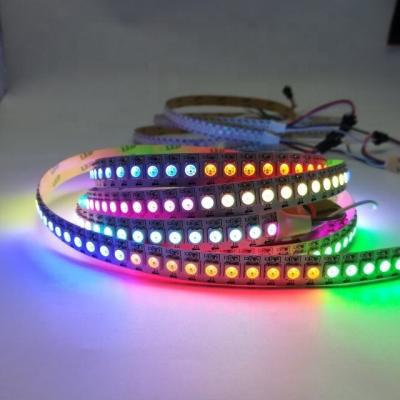 China Theme Park Smart Pixel Led Flexible Strip Light WS 2812 Full RGB Led Strip 144 LED Ws2812B for sale