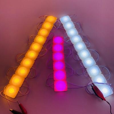 China Hot Selling Color LED Pixel Module String 2.4W COB Module Led Pixel Smart Node Led Module Led String Light White for sale