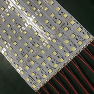 China LANDSCAPE 12v 5054 cold white led strip 72leds bar 10000-13000k rigid hard aluminum pcb for sale