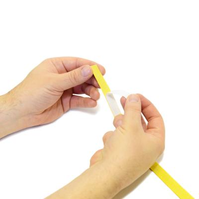 China Disposable 300mm long and 150mm wide esd heel and toe anti-static rolling strap for temporary workers and visitors for sale