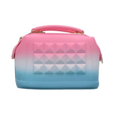 China Colorful PVC Jelly Bags New Fashion Luxury RTS High Quality Handbags For Lady Women Purses Women Handbags for sale