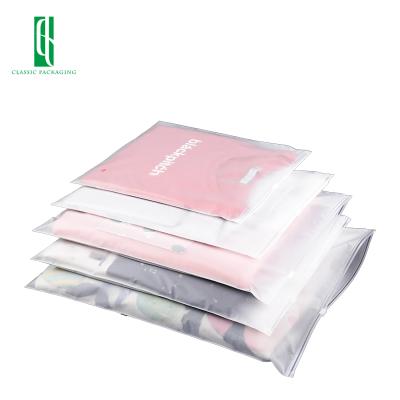 China Hot Selling BIODEGRADABLE Customized Biodegradable Clear Plastic Big T Shirt Packaging Bag for sale