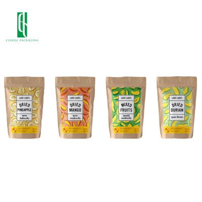 China Recyclable Custom Printed Personalized Frozen Food Bag Zipper Mylar Moisture Proof Sealable Bag for sale