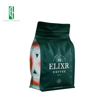 China Hot Sell Moisture Proof Aluminum Foil Smell Hot Selling Sealable Custom Printed Coffee Bags for sale