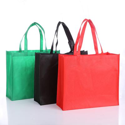 China Promotional colorful stock eco nonwoven cheap bag eco - friendly shopping non woven fabric bag for sale